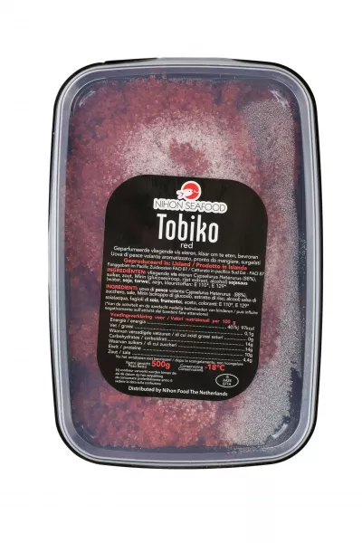 Icre Tobiko rosii, caserola de 500 gr  Nihonfood