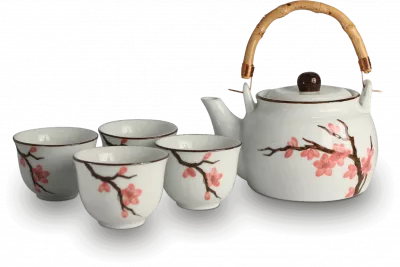 Set pentru ceai 800 ml din 5 piese, Sakura