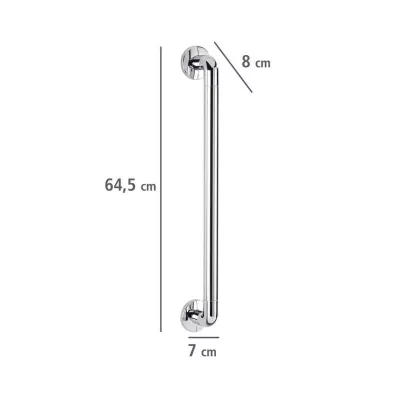 Bara sprijin pentru dus / cada din aluminiu si plastic 64,5 x 7 x 8 cm Secura Wenko