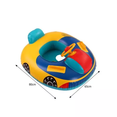 Barca gonflabila cu volan pentru copii