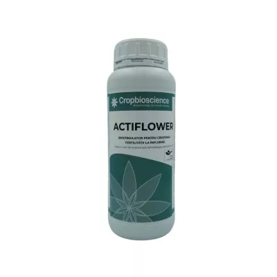 Biostimulator ecologic cu polifenoli pentru inflorire si fructificare Actiflower, 0.25 L