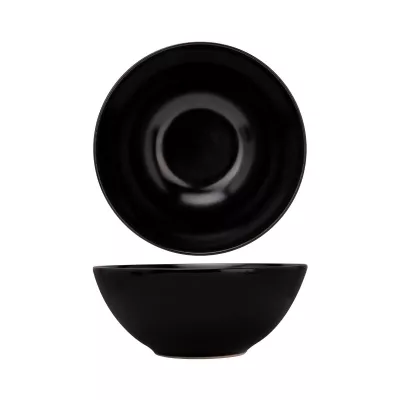 Bol negru, ceramic, Ø16 x 6,8 cm Venus Cosy&Trendy