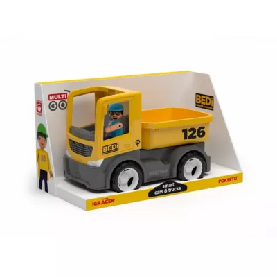Camion basculanta cu 1 sofer figurina MultiGO