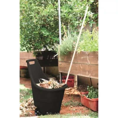 Accesorii gradinarit - Cărucior de grădină Keter® EASY GO 50 L, 51x56x84 cm, negru, hectarul.ro