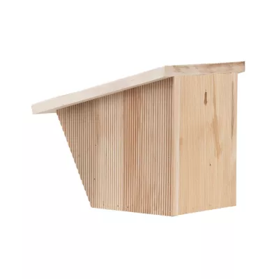 Casuta pentru pasari maro deschis din lemn de arin Robin Esschert Design