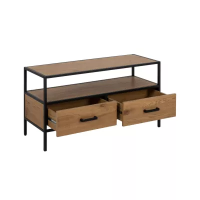 Mobilier interior - Comoda maro din MDF melaminat 90 cm Seaford Actona, hectarul.ro