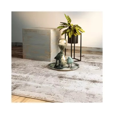 Mobilier interior - Covor taupe din poliester My Phoenix 124 Obsession, hectarul.ro
