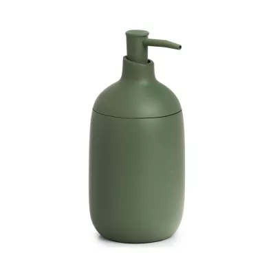 Dispenser sapun lichid verde, din polirasina, 18 cm, Soap Dispenser Modern