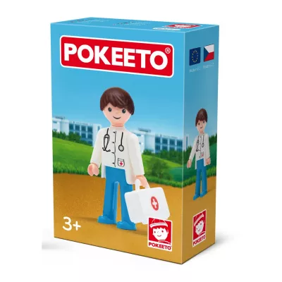 Figurina doctor cu accesorii Pokeeto