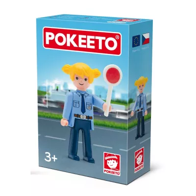Figurina politista cu accesorii Pokeeto