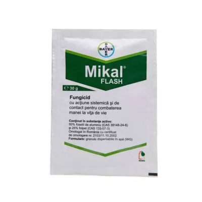 Fungicide - Fungicid pentru vita de vie Mikal Flash, 30 grame, hectarul.ro