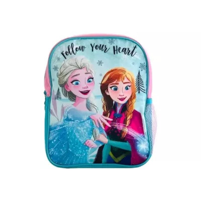 Ghiozdan 3D Frozen pentru gradinita,Ana si Elsa ,multicolor,  32 Cm