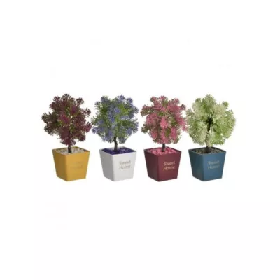Ghiveci cu plante decorative Glow, 4 culori 1