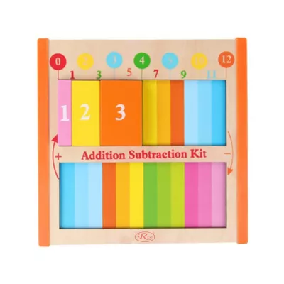 Joc educativ Montessori din lemn – Matematica, Adunari si Scaderi, WD 2062