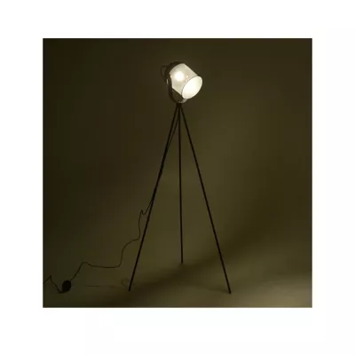 Lampa din metal pe stativ, gri, 20x20x53