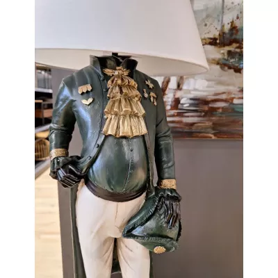 Mobilier interior - Lampadar din polirasina Male Figure 27X27X92 cm Inart, hectarul.ro