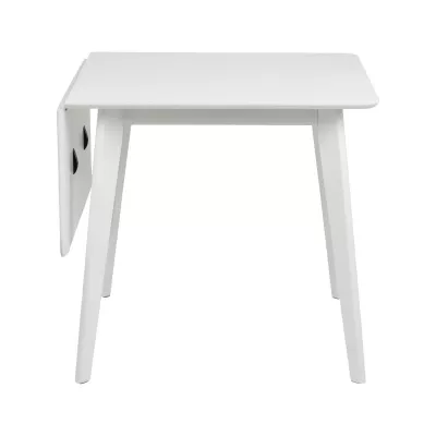 Mobilier interior - Masa de dining alba din MDF  80/120 cm Roxby Actona, hectarul.ro