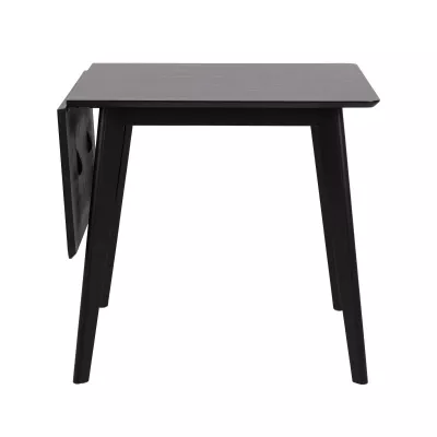 Mobilier interior - Masa de dining neagra din MDF  80/120 cm Roxby Actona, hectarul.ro