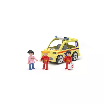 Masina de Salvare cu 3 figurine MultiGO
