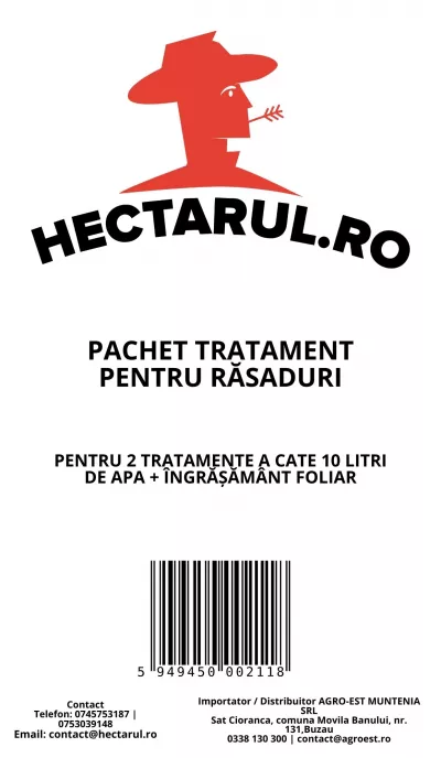 Pachete tehnologice - Pachet tratament pentru rasaduri cu ingrasamant foliar, 30 Litri, hectarul.ro
