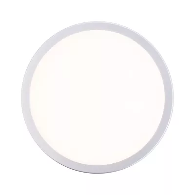 Plafoniera alba rotunda din plastic Devora LED 28 cm Brilliant