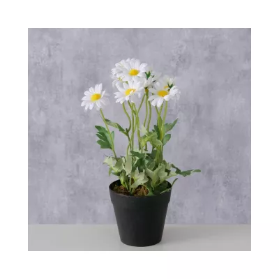 DECORATIUNI INTERIOR - Planta artificiala in ghiveci, 28 cm, Daisy Boltze, hectarul.ro