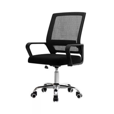 Mobilier interior - Scaun de birou reglabil pe inaltime, negru, 47x45x93 cm, Forte Mesh Office Chair, hectarul.ro