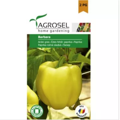 Ardei - Seminte Ardei gras Barbara Agrosel 0.8 g, hectarul.ro