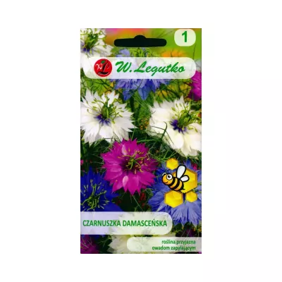 Seminte flori - Seminte de barba imparatului (negrilica) MIX, 1 gr, LEGUTKO, hectarul.ro
