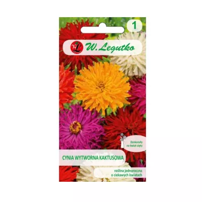 Seminte flori - Seminte de carciumarese CACTUS MIX, 0,5 gr, LEGUTKO, hectarul.ro