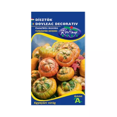 Dovleac  - Seminte de dovleac ornamental TURBAN mix, hectarul.ro