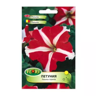 Seminte flori - Seminte de petunie stelata rosie, 1 gram FLORIAN, hectarul.ro