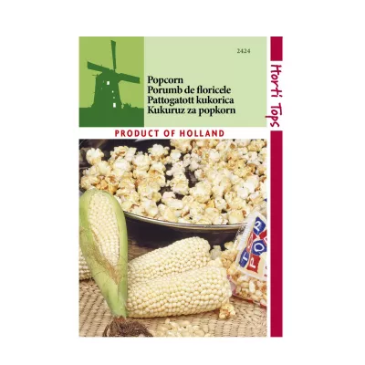 Porumb Zaharat - Seminte de porurmb pentru floricele (popcorn) Peppy F1, 3 grame, hectarul.ro
