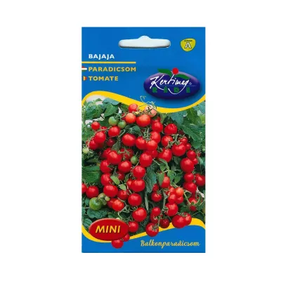 Tomate - Seminte de tomate cherry BAJAJA (ROSU), 0,5 gr,  KERTIMAG, hectarul.ro