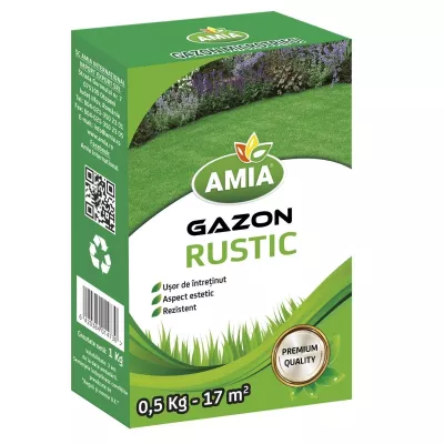 Seminte Gazon RUSTIC AMGR05 AMIA 0.5 Kg