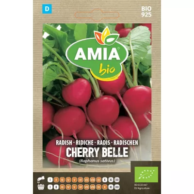 Seminte Ridichi Cherry Belle BIO AMIA 2.5gr