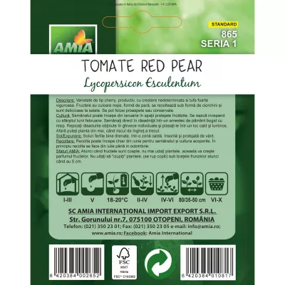 Tomate - Seminte Tomate RED PEAR A AMIA 0.6gr, hectarul.ro