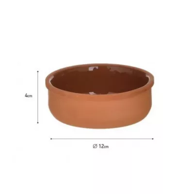 Bucatarie - Set 6 vase din ceramica pentru cuptor, 12x4 cm, hectarul.ro