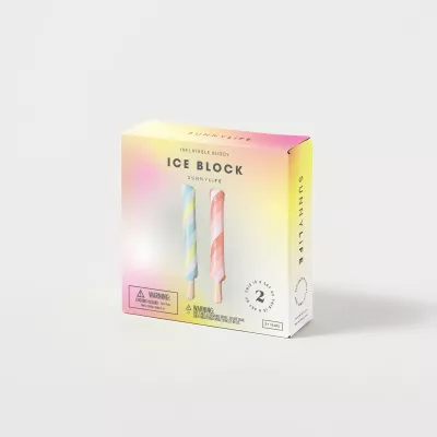 Set de 2 accesorii gonflabile 100x30x30 cm Sunnylife Ice Block