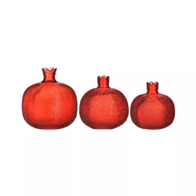 Set decoratiuni din sticla Pomegranate