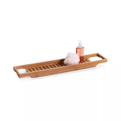 Baie - Suport de accesorii pentru cada, din bambus, 70 cm Bathtub tray Zeller, hectarul.ro