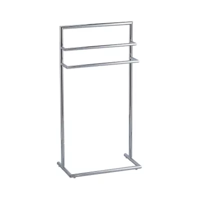 Suport pentru prosoape, argintiu, din metal, 83 cm, Towel Stand Zeller