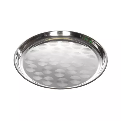 Bucatarie - Tava de servire rotunda din inox Circles Cosy&Trendy, hectarul.ro