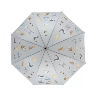 Accesorii exterior - Umbrela de ploaie multicolora din plastic Cats breeds Esschert Design, hectarul.ro