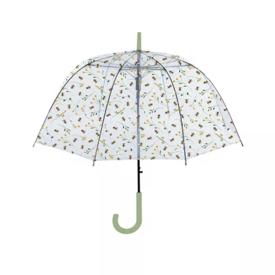Umbrela de ploaie transparenta din plastic, design Bee Esschert Design