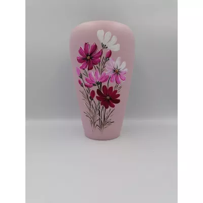 Vază colorata din ceramica model flori 21 cm Model 1