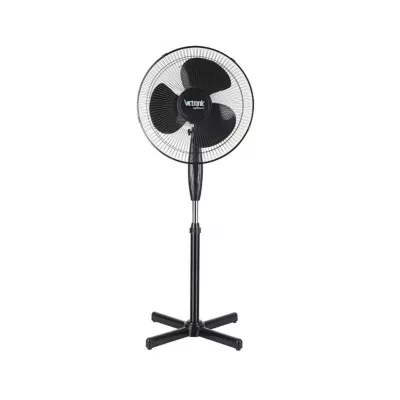 Ventilator cu picior, 40 cm, 3 trepte de viteza, 40W, Victronic SF1625 (negru)