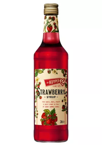 De Kuyper Sirop Strawberry 0.7L 0%