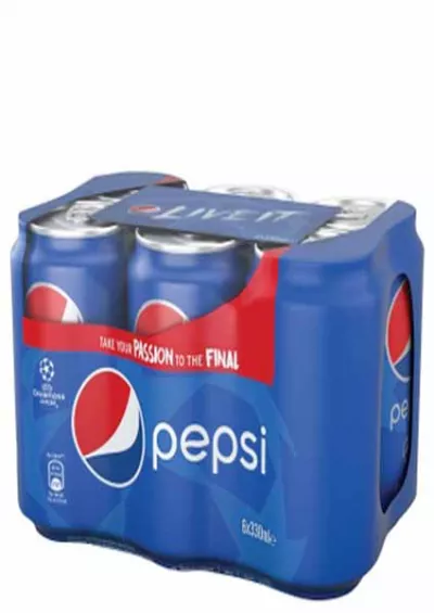 Racoritoare carbogazoasa Pepsi 0.33L Cutie Sixpack