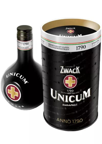 Unicum Lichior 40% 0.5L+ Cutie metalica New